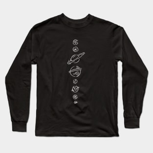 AbstrAct 8 planets Long Sleeve T-Shirt